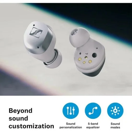 Sennheiser Momentum True Wireless 4 Earphones, 700365 - White Silver
